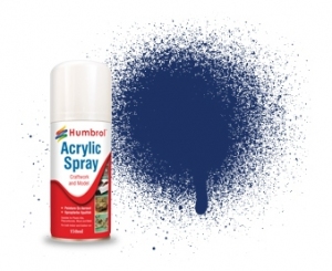 AD6015 Humbrol Spray Paint MIDNIGHT BLUE 015, Gloss (acrylic)