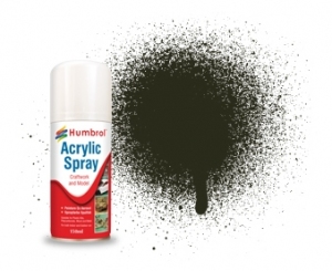 AD6053 Humbrol Spray Paint METALLIC, Gunmetal, (Acrylic)