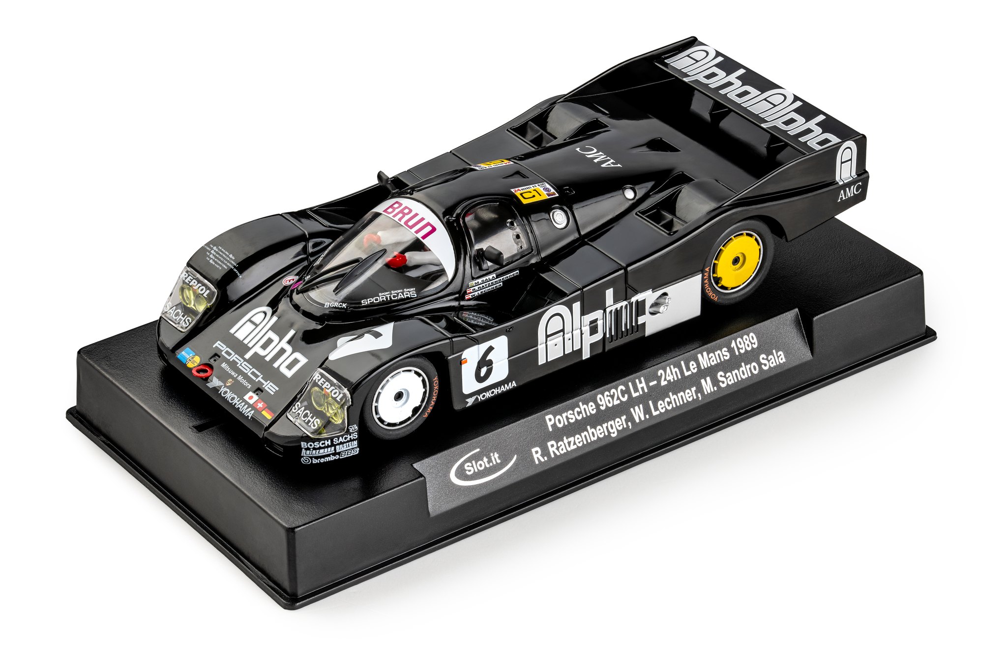 SICA03N Porsche 962C LH Alpho #6 89 Le Mans