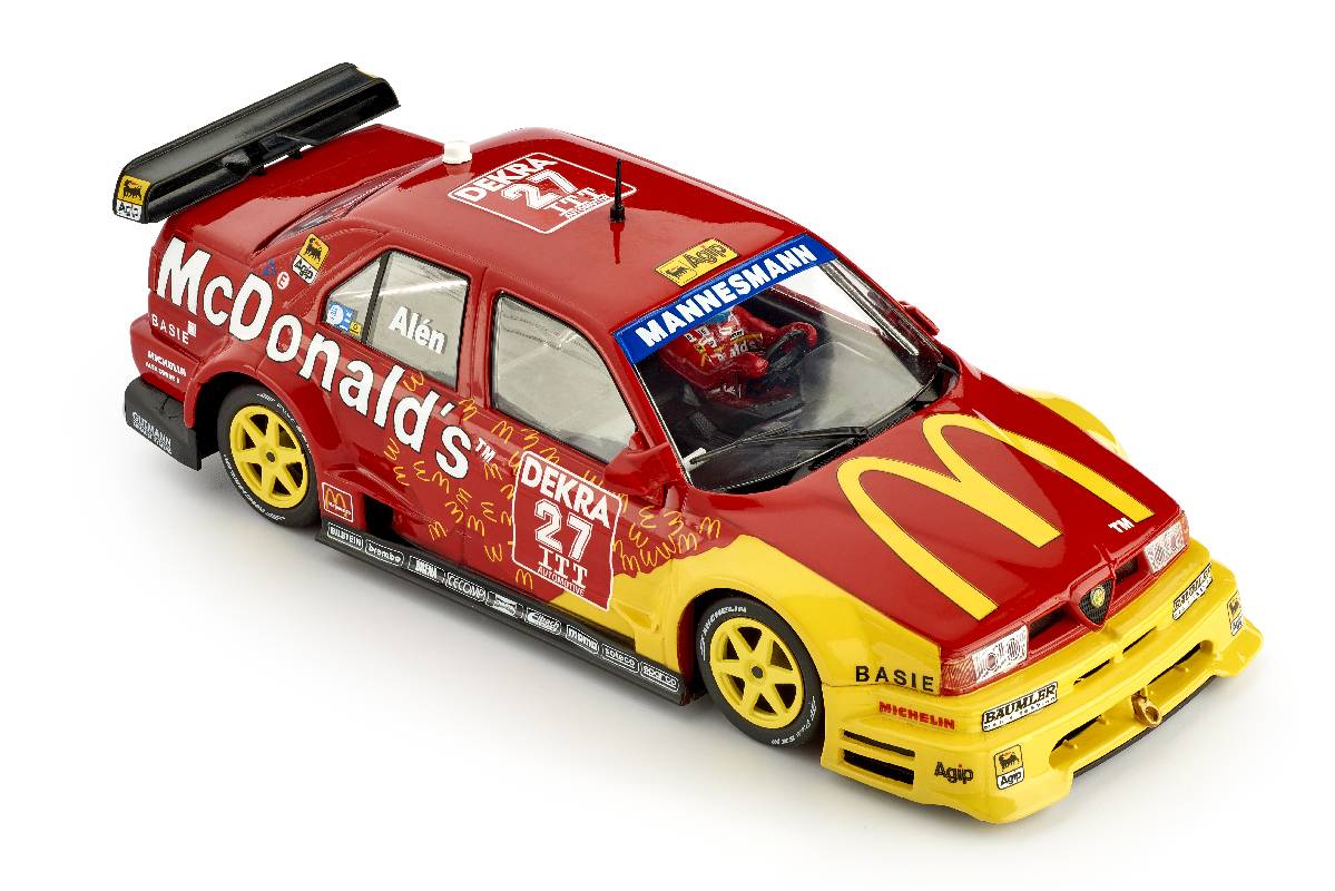 Hornby Micro Scalextric ALFA Romero DEKRA Rally Slot Car 1 64 Scale for sale online 