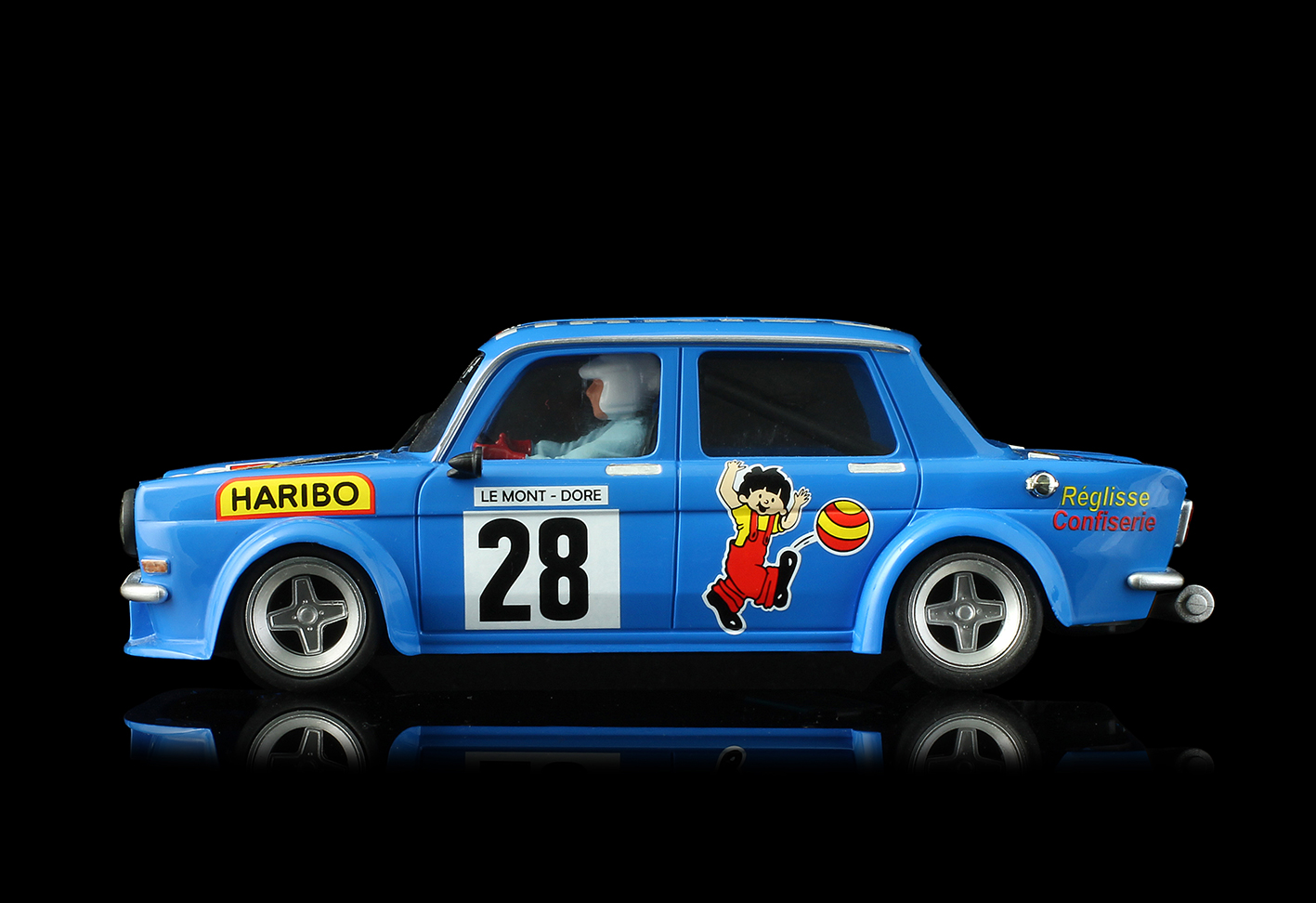 BRM126: Simca 1000 Rallye 2-Haribo Blue #28 1978