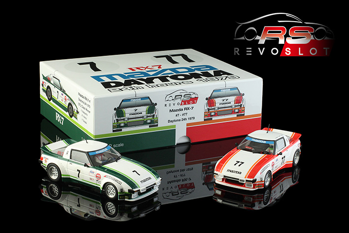 RS0280 Mazda RX-7 Daytona 1979 #77 / #7 Twin Pack