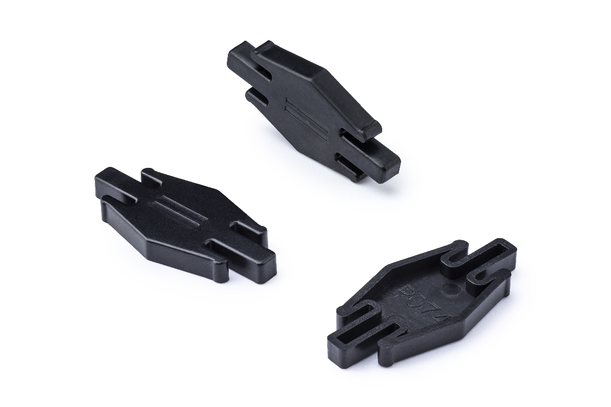 P074-10 POLICAR Locking clips for straight track 10 pieces.
