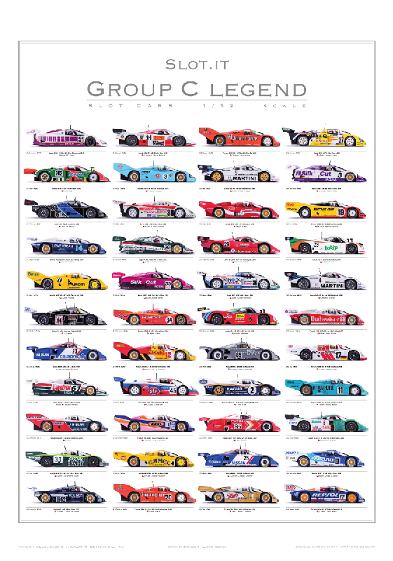 SIPGRC-2S Poster Slot it Group C Legend (2011-2017) signed