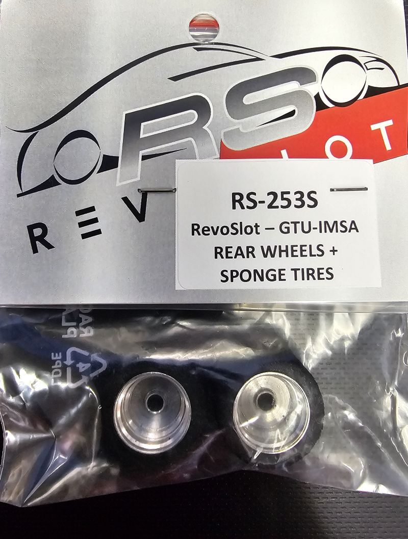 RS-253S	Rear wheels + sponge tires + M3 screws "GLUED"
