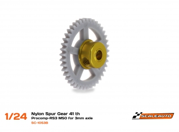 SC-1053B Nylon Spur Gear 41th, for 3mm axle M50 Pro Comp RS-2