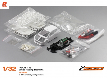 SC-6149 P.208 T16 White Racing Kit AngleWinder