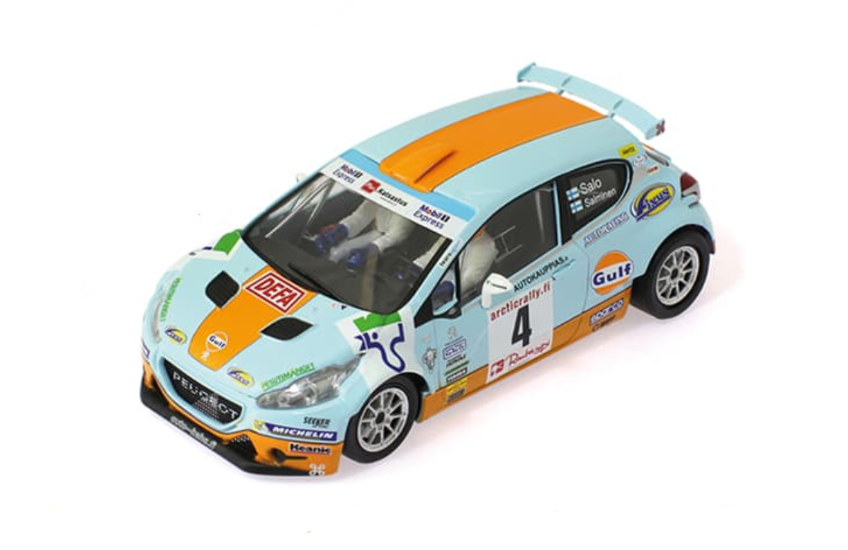 SC-6237R Peugeot 208 T16 Gulf #4 2016 Rally Arctic