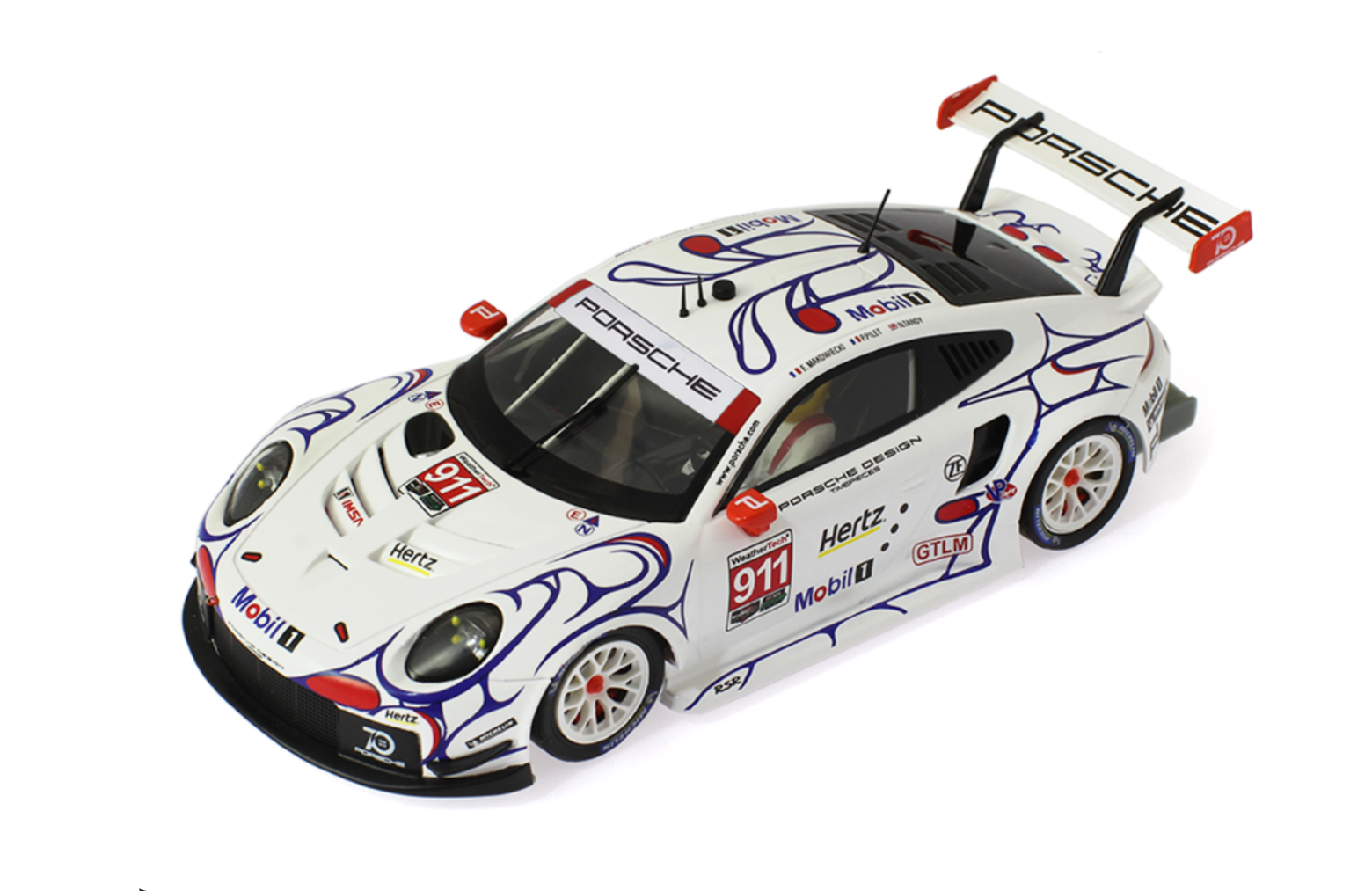 SC-6244R Porsche 911.2 GT3 RSR #911 Mobil 2018 Petit Le Mans