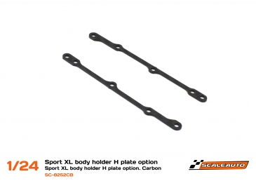 SC-8252cb Sport XL Body Holder H Plate in carbon