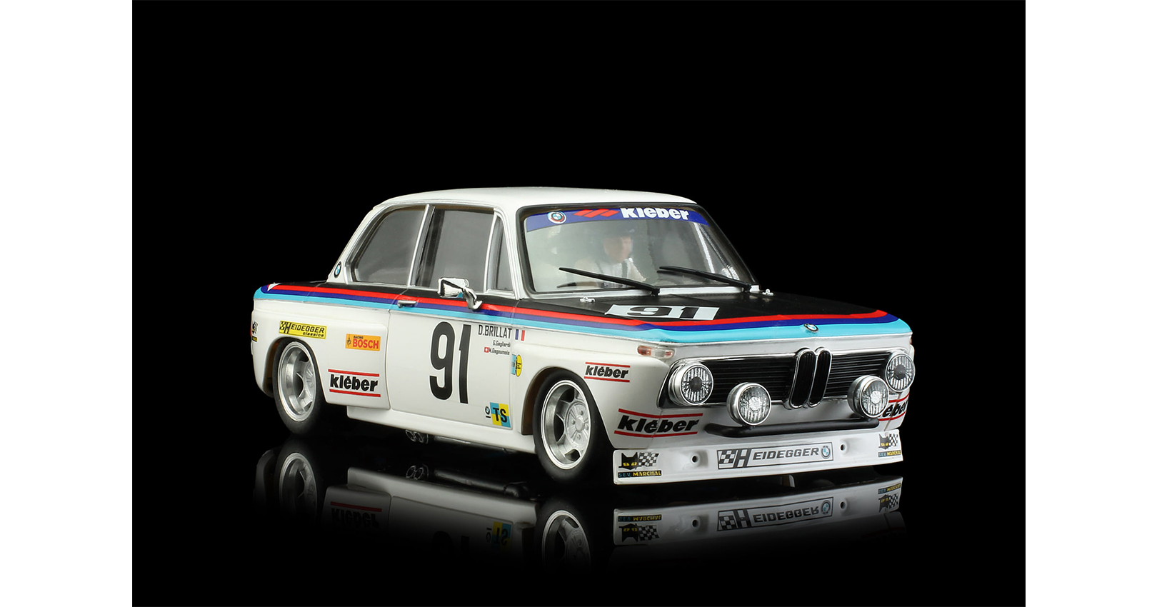 BRM135 BMW 2002ti Kleber #91Winner Class 2 Le Mans 1975