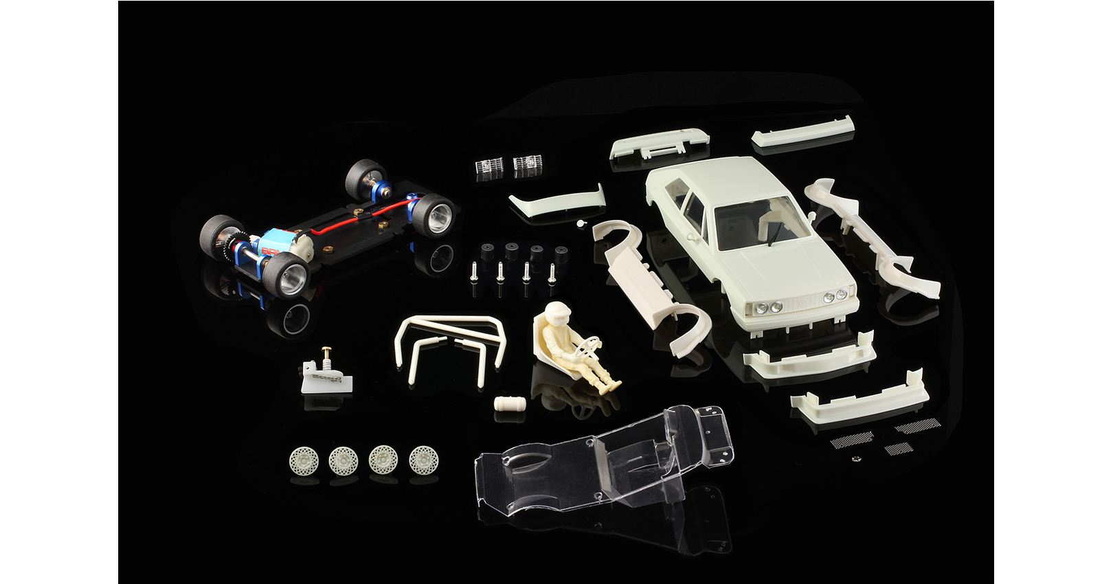 BRM138A VW Scirocco white kit complete