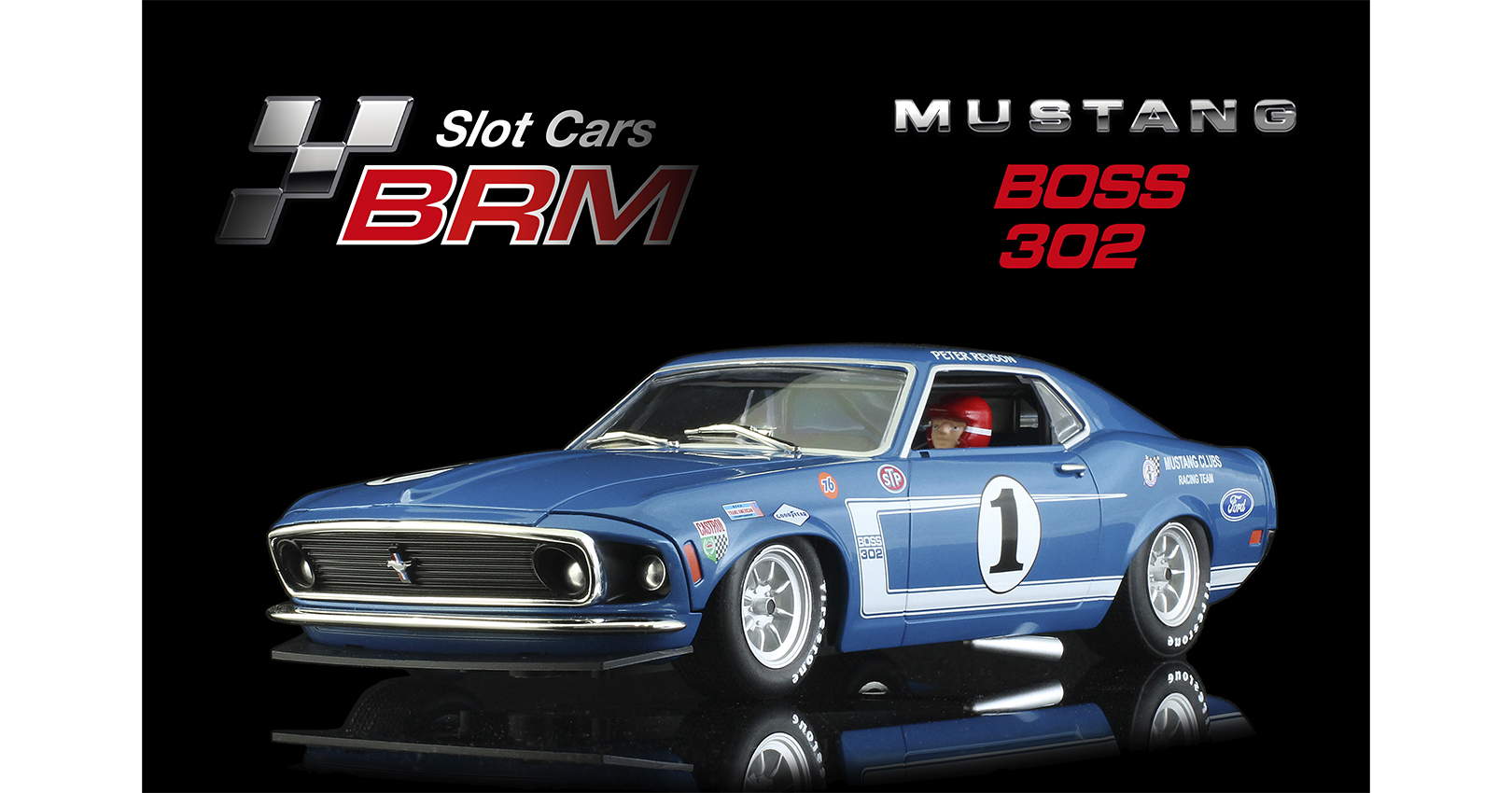 BRM194 Trans Am Mustang #1 Peter Revson Laguna Seca 1969