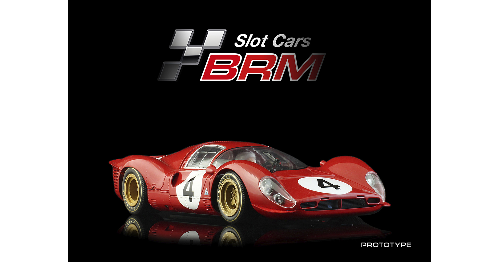 BRM204	330 P4 #4 – 2nd MONZA 1000km 1967 – Drivers: Parkes / Scarfiotti New aluminum racing chassis