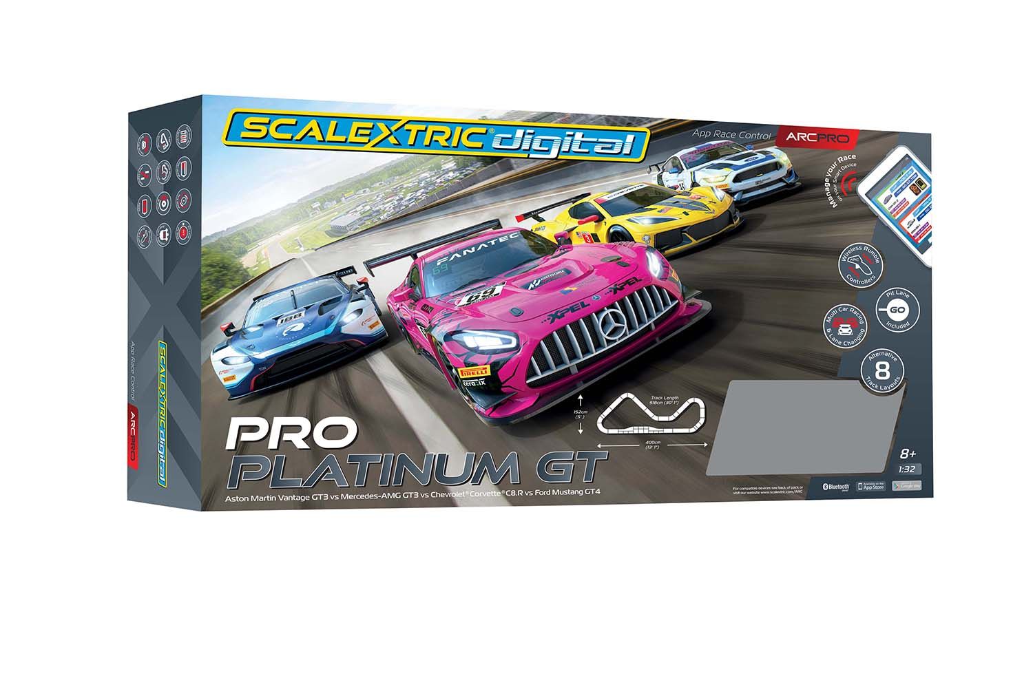 C1436T Scalextric ARC PRO Pro Platinum