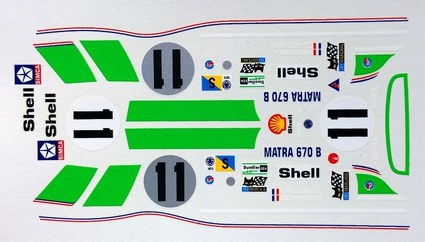 ws020 Scalextric/Slot Car 1/32 scale Waterslide Decals 