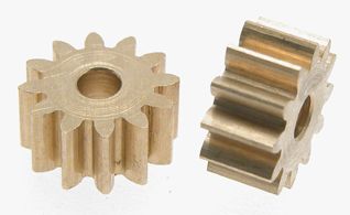SC-1195 Brass Pinion 12T M50  7.25mm dia. for 2mm Motor Shaft