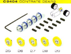 C8404 Contrate Gears Assorted 5 pack 25 to 29 tooth