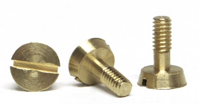SICH54b Brass Screw (10) 2.2mm x 5.3mm  Large Head