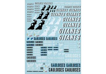 CRP-D023 Gitanes & Gauloises sponsor decals water slide.