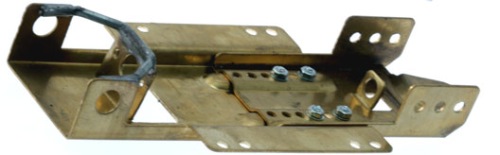 HRCH02 1/24 Adjustable Brass Bare Chassis