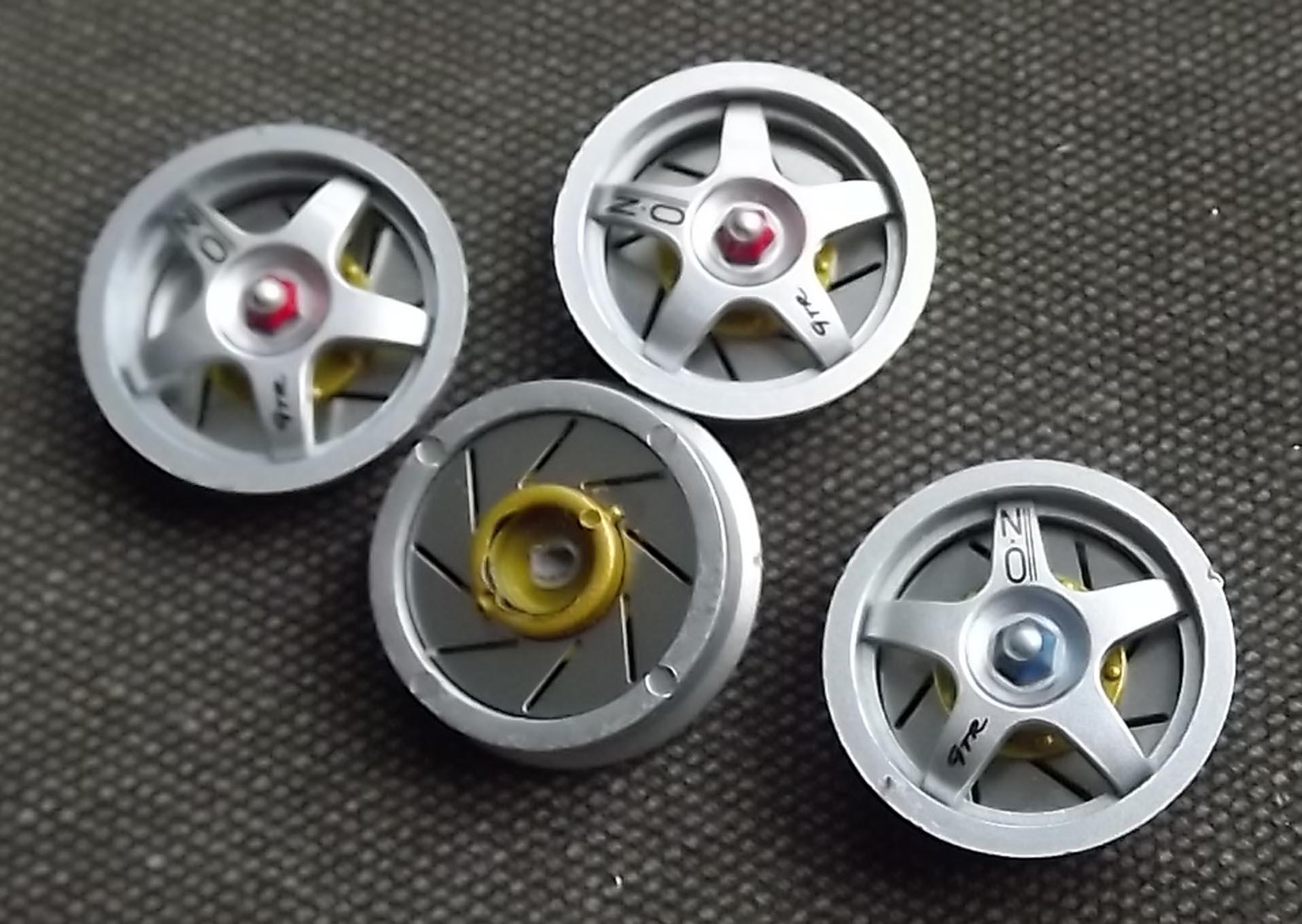 S-309S OZ Racing 5 Spoke Wheel Inserts (4) McLaren F1 GTR silver