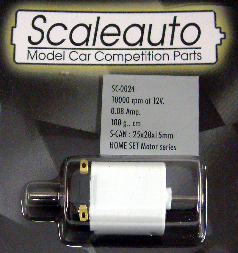 SC-0024-Scaleauto SC-24 motor without Pinions  -HOME SET-  white