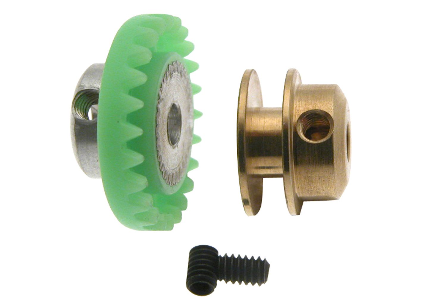 SC-1110 Nylon crown Gear 24t. M50 with M2 screw for 3/32" axle