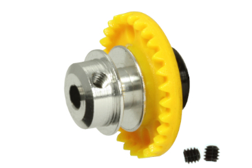 SC-1114 Nylon crown Gear 28t. M50 with M2 screw for 3/32" axle