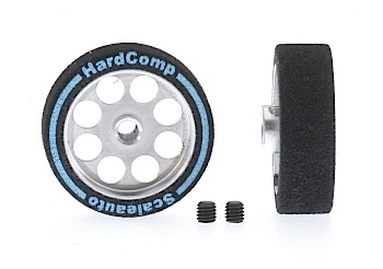 SC-2720P Scaleauto Hard Compound Wheel/Tire for 3mm Axles