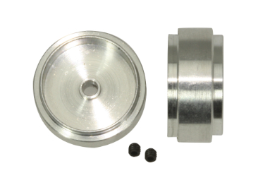 SC-4052A Aluminum Wheel (2) 17.5 x 8.5mm for 3/32" axle