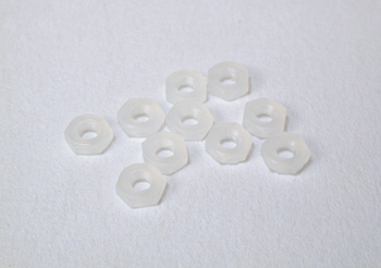 SC-5102 Nylon M2 nuts (for chassis screws)