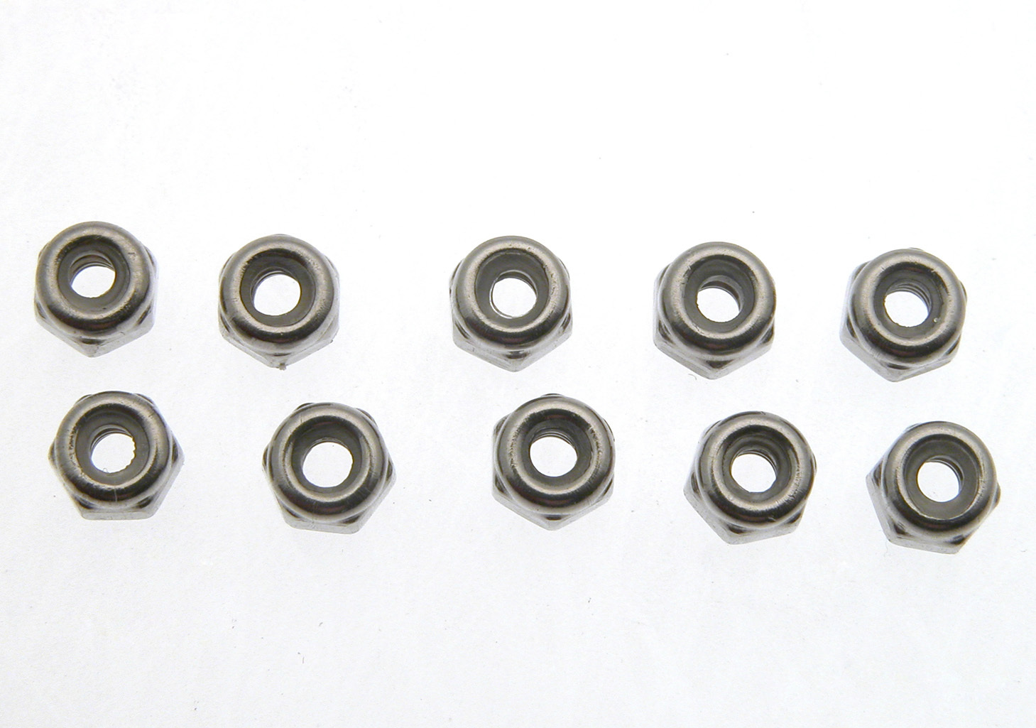 SC-5118 Steel M2 Self blocking nuts with 4mm nut.