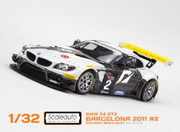 SC-6020 1:32 scale BMW Z4 GT3 #2, Schubert Motorsport Slotcar