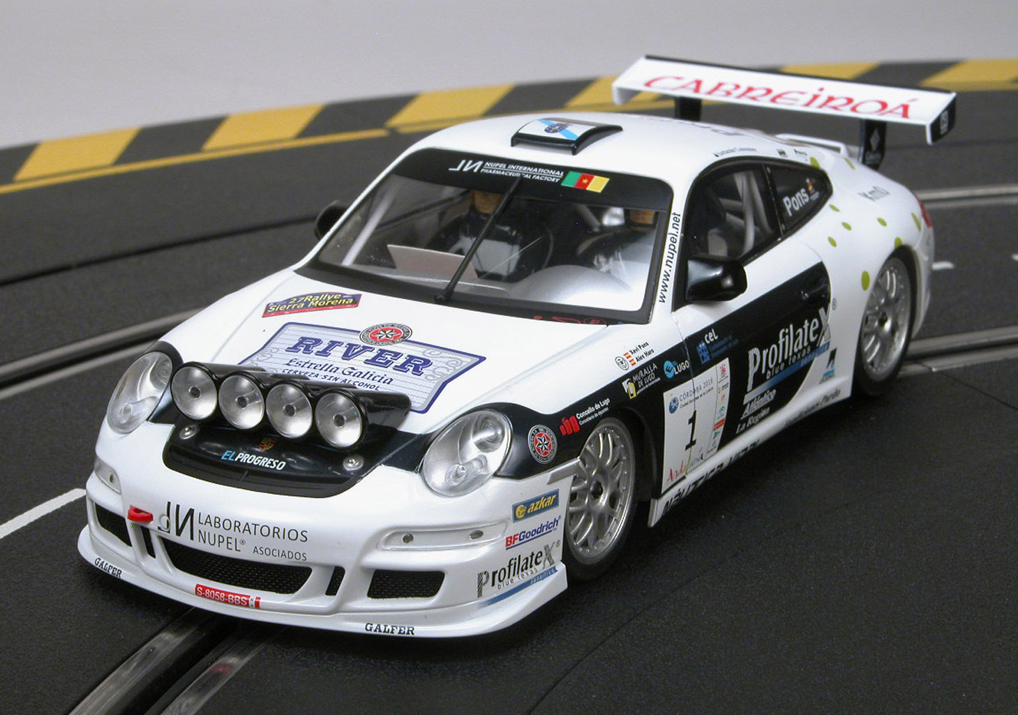 SC-7006 Porsche 911 GT3 Rally Nupel Team 2009.  Pons