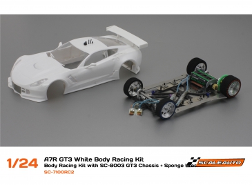 SC-7100RC2 1:24 scale Corvette C7R unpainted racing kit