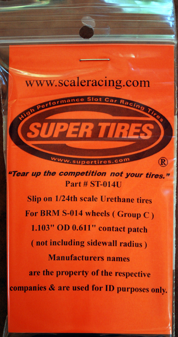 ST-014U Urethane Rear Tires for BRM Group C Class Cars