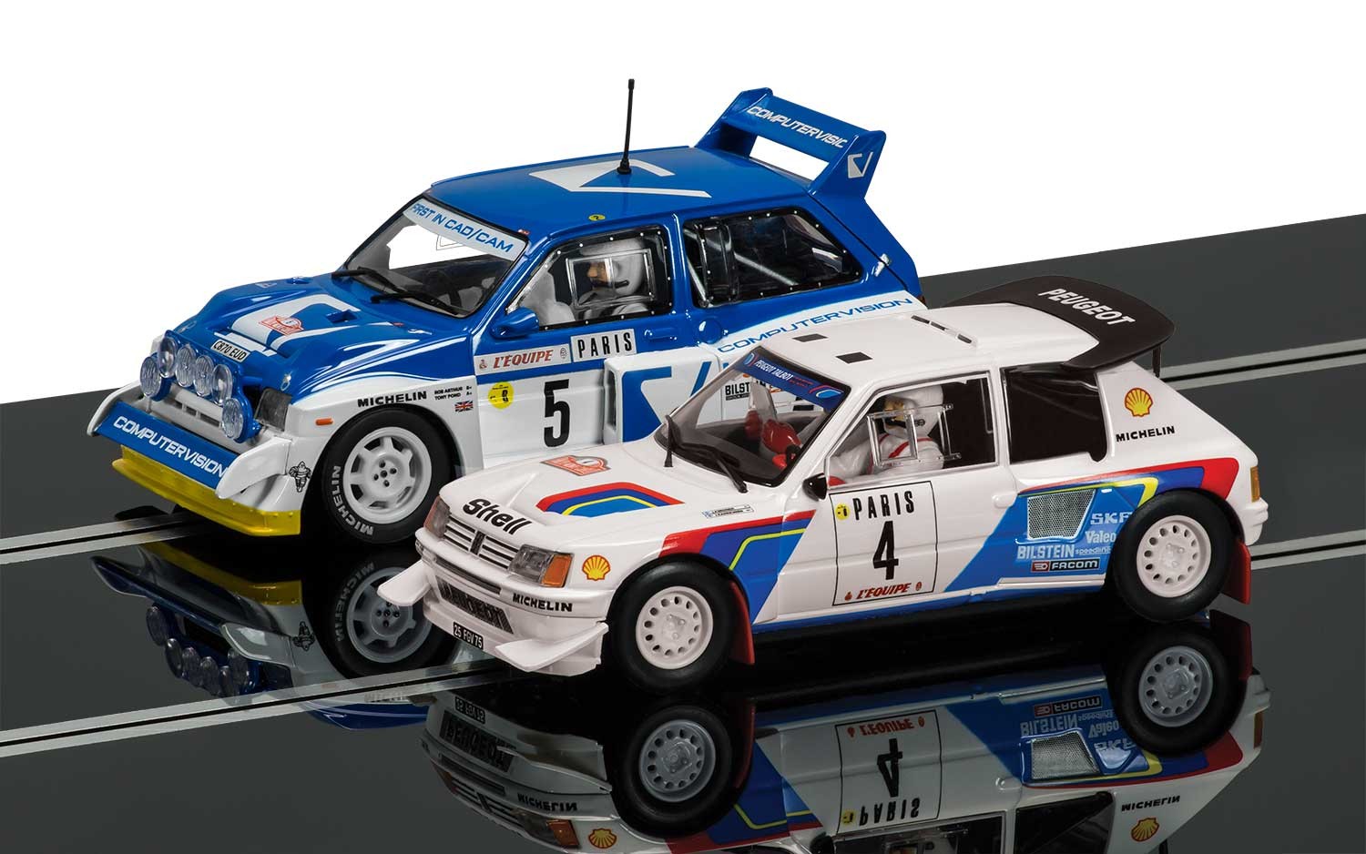 C3590A Rally Legends Peugeot 205 T16 & MG Metro 6R4