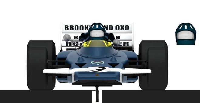 PCAR02b 'Brooke Bond Oxo' Lotus 72 #3 Graham Hill