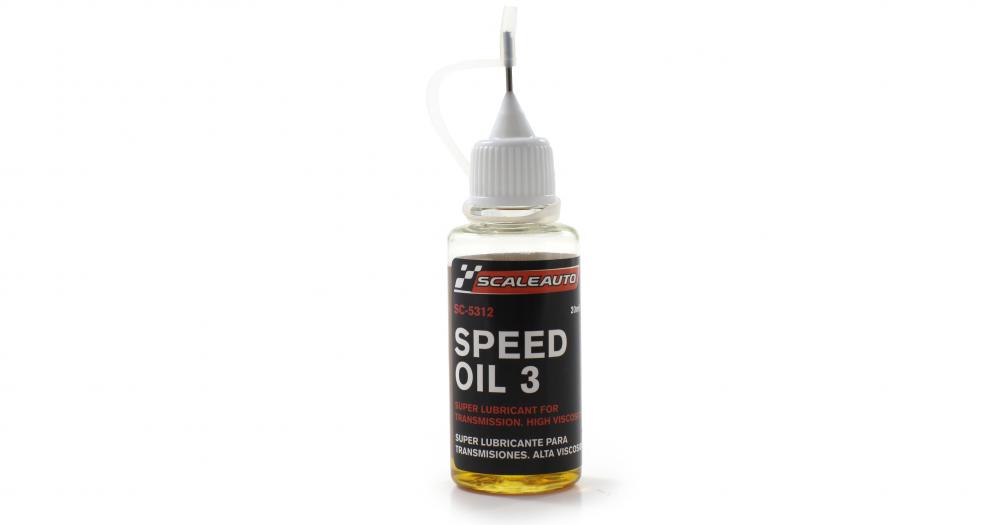 SC-5312 Speed Oil-3 for Transmissions. Very High Viscosity. 20 ml. Honey Color. Includes anti friction and super-slippery