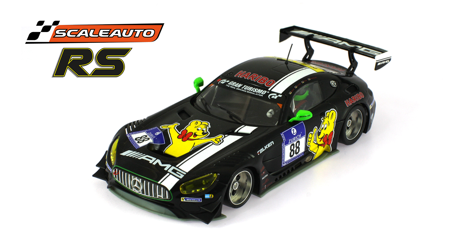 SC-6221RS Scaleauto RS-series Mercedes AMG GT3 #88 Haribo 2016 Nurburgring