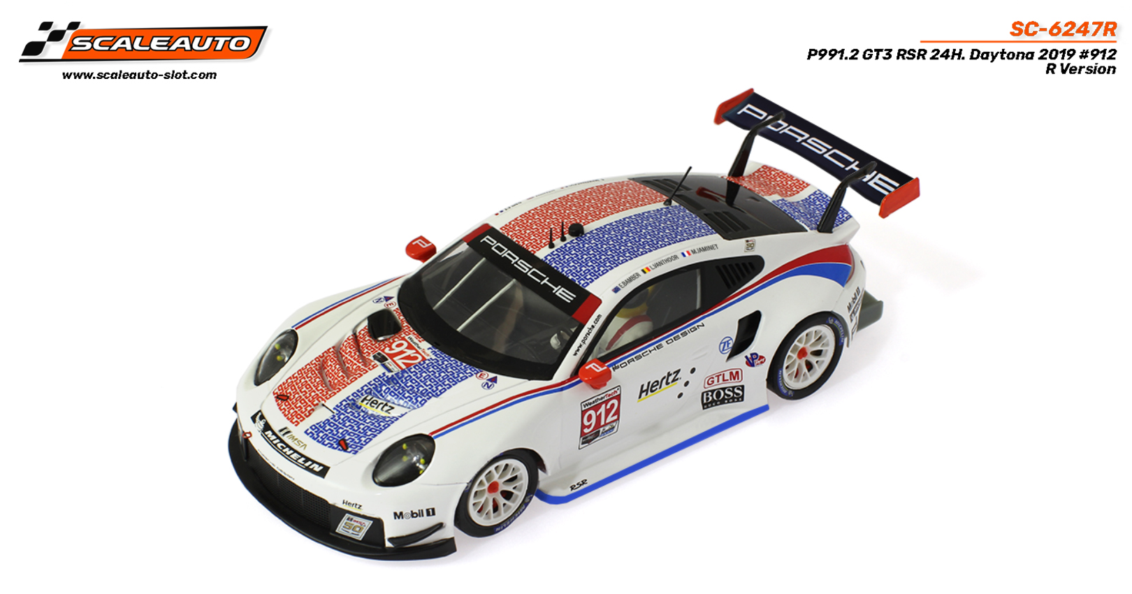 SC-6247R P991.2 RSR GT3 24h Daytona 2019 #912 R chassis