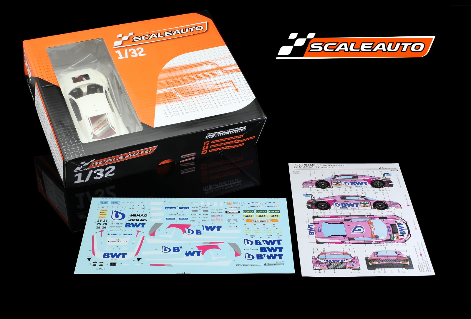 SC-6274RD  LMS GT3 GT white Racing kit