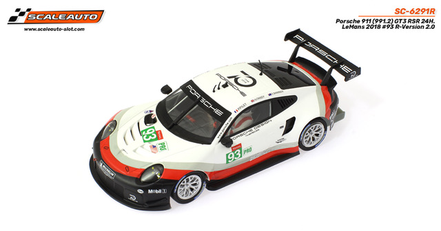 SC-6291R Porsche 991.2 GT3 RSR #93 2018 Le Mans