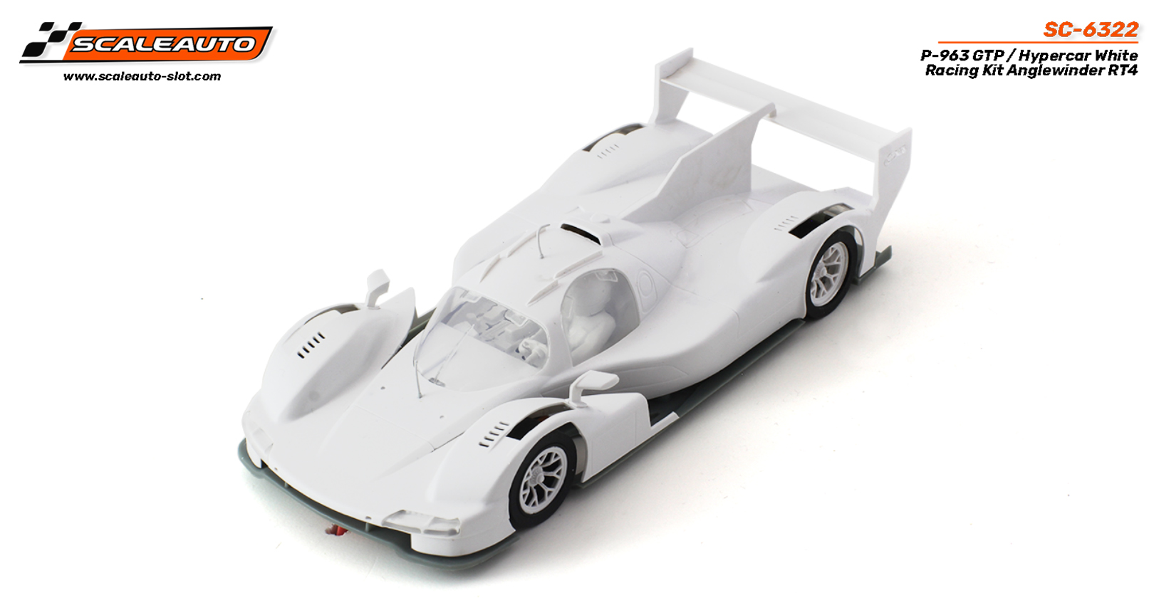 SC-6322 P-963 GTP / Hypercar White Racing Kit Anglewinder RT4