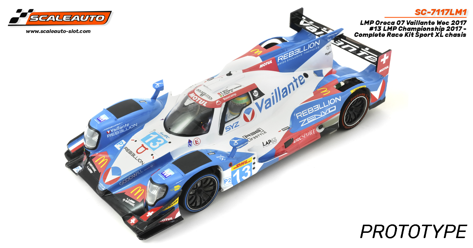 SC-7117LM LMP Oreca 07 Vaillante # 13
